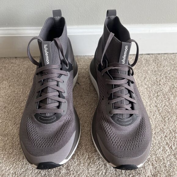 Lululemon Shoes Chargefeel Workout Mid 10 Gray Workout Exercise Comfort Athletic - Picture 2 of 8